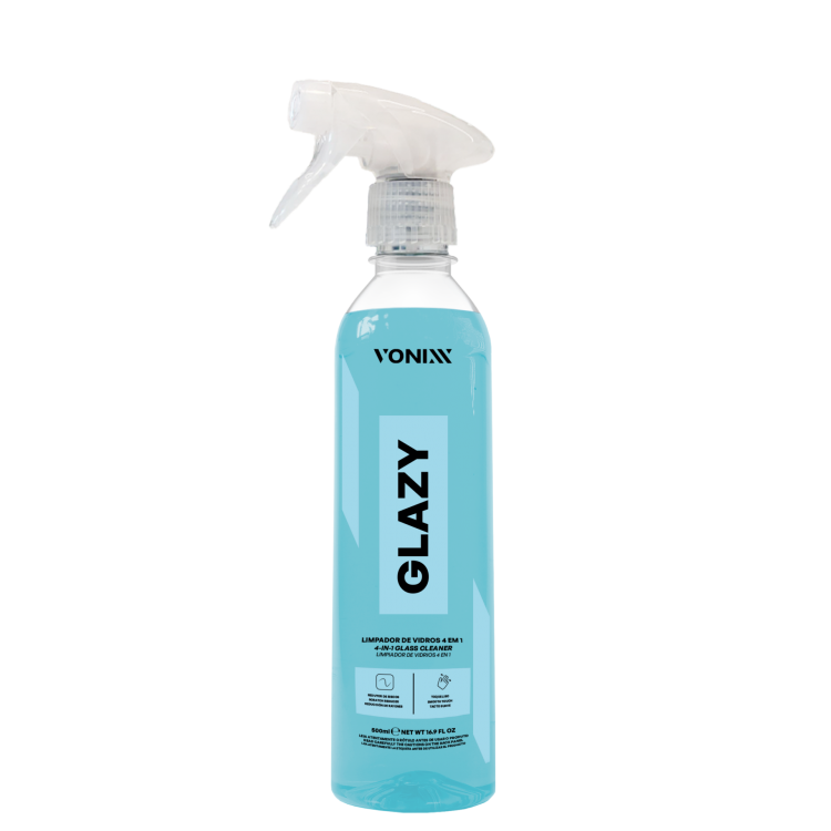 VONİXX GLAZY 4'ü 1 – Cam Temizlik. Bakım ve Koruma Ürünü – 500ml